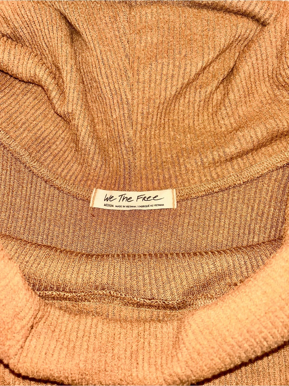 Off-Shoulder We The Free Ribbed Sweater - Picture 4 of 4